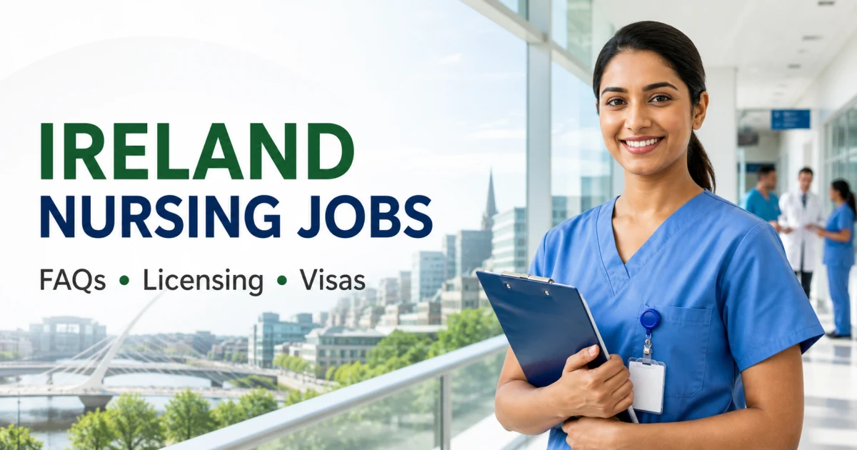 Nursing Jobs in Ireland – FAQs | NMBI, Visas & Requirements